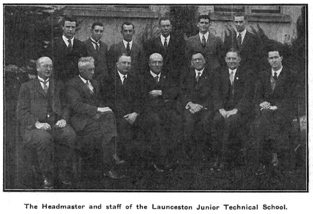 Photo – August 28, 1930. Headmaster Mr. W.L. Grace (Front – Third from Left)