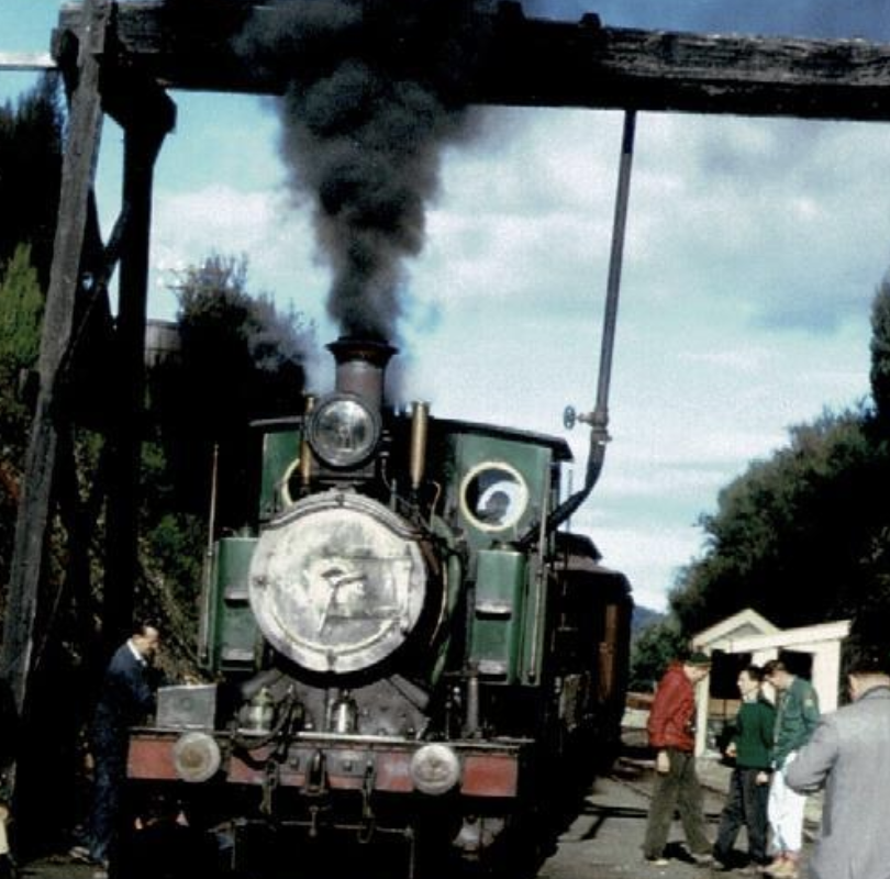 Train Engine being topped up with water