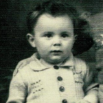 Ivan Badcock as a baby