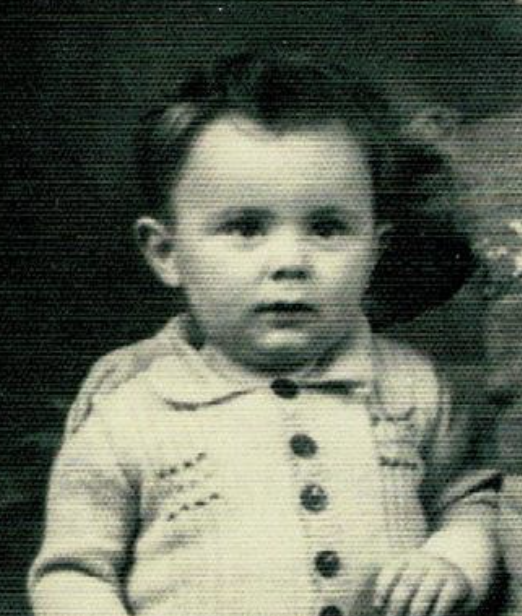 Ivan Badcock as a baby